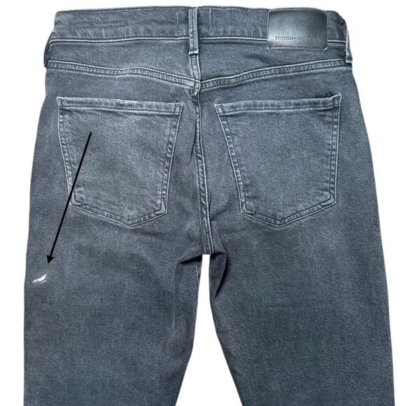 Citizens of Humanity Premium Vintage Ella Mid-Rise Slim Crop Jeans Sz: 25 - Picture 4 of 6
